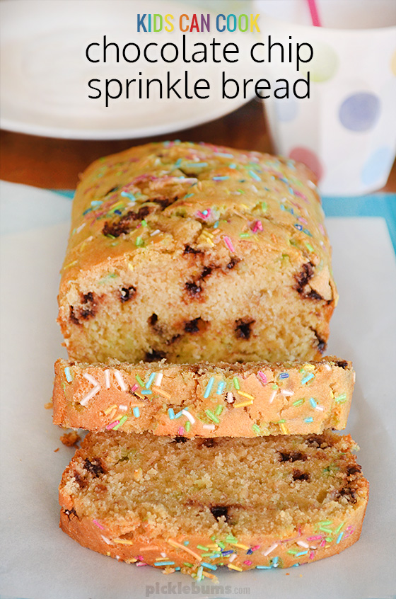 Chocolate Chip Sprinkle bread - easy, versatile and delicious! 