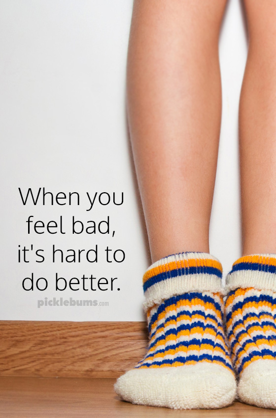 A Tale of Dirty Socks and Why it’s Hard to Do Better When You Feel Bad.