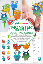 Free Printable Monster Puppets - Picklebums