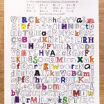 ALphabet find and colour activity - free printable