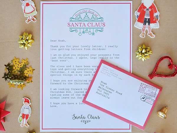 letter from santa printable