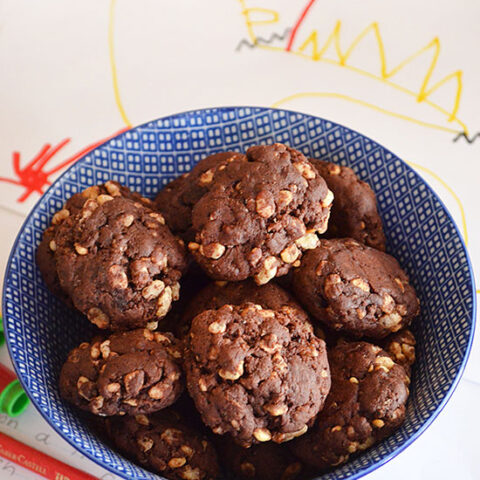 Chocolate Cereal Cookies