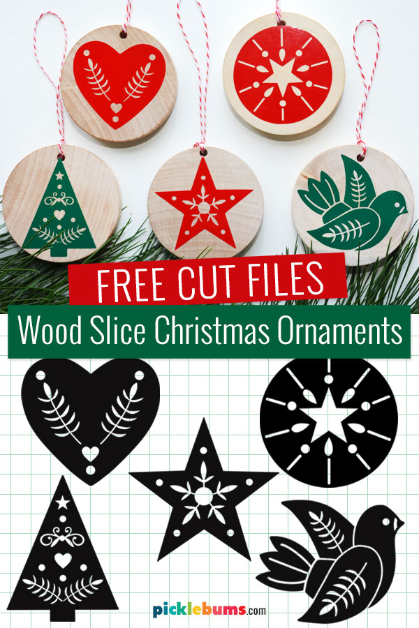 Christmas ornament cut files