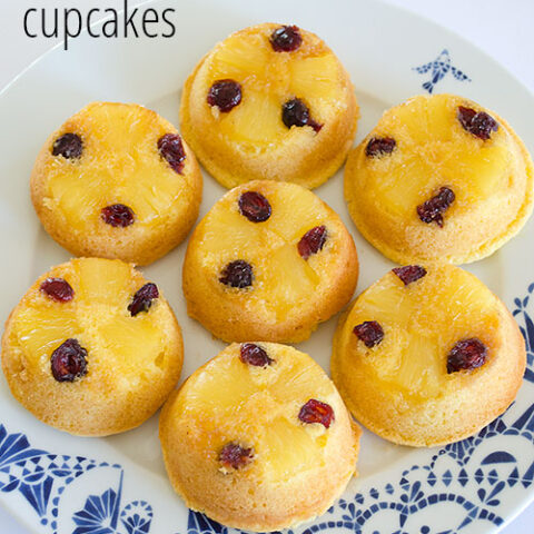 Pineapple Upside-down Cupcakes