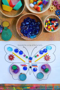 butterfly loose parts play