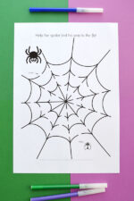 Free Printable Spider Mazes - Picklebums