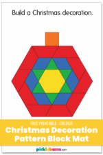 Free Printable Christmas Pattern Block Mats - Picklebums