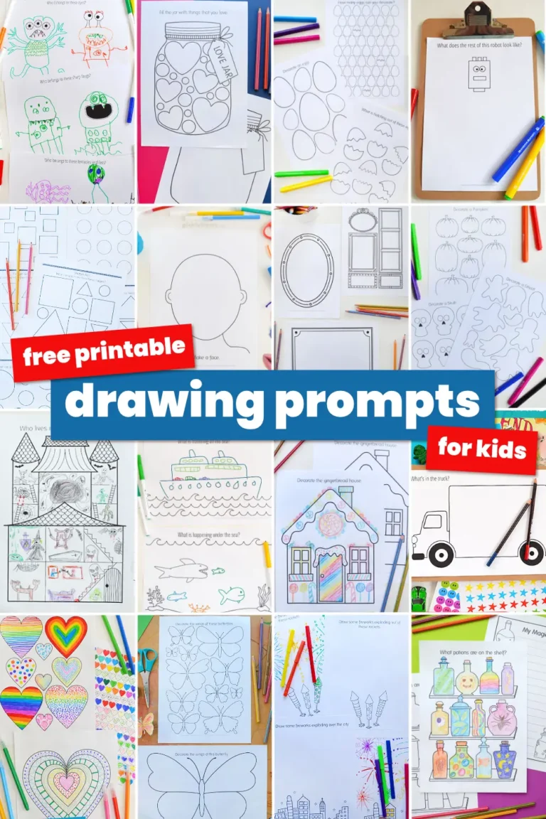 drawing prompts for kids